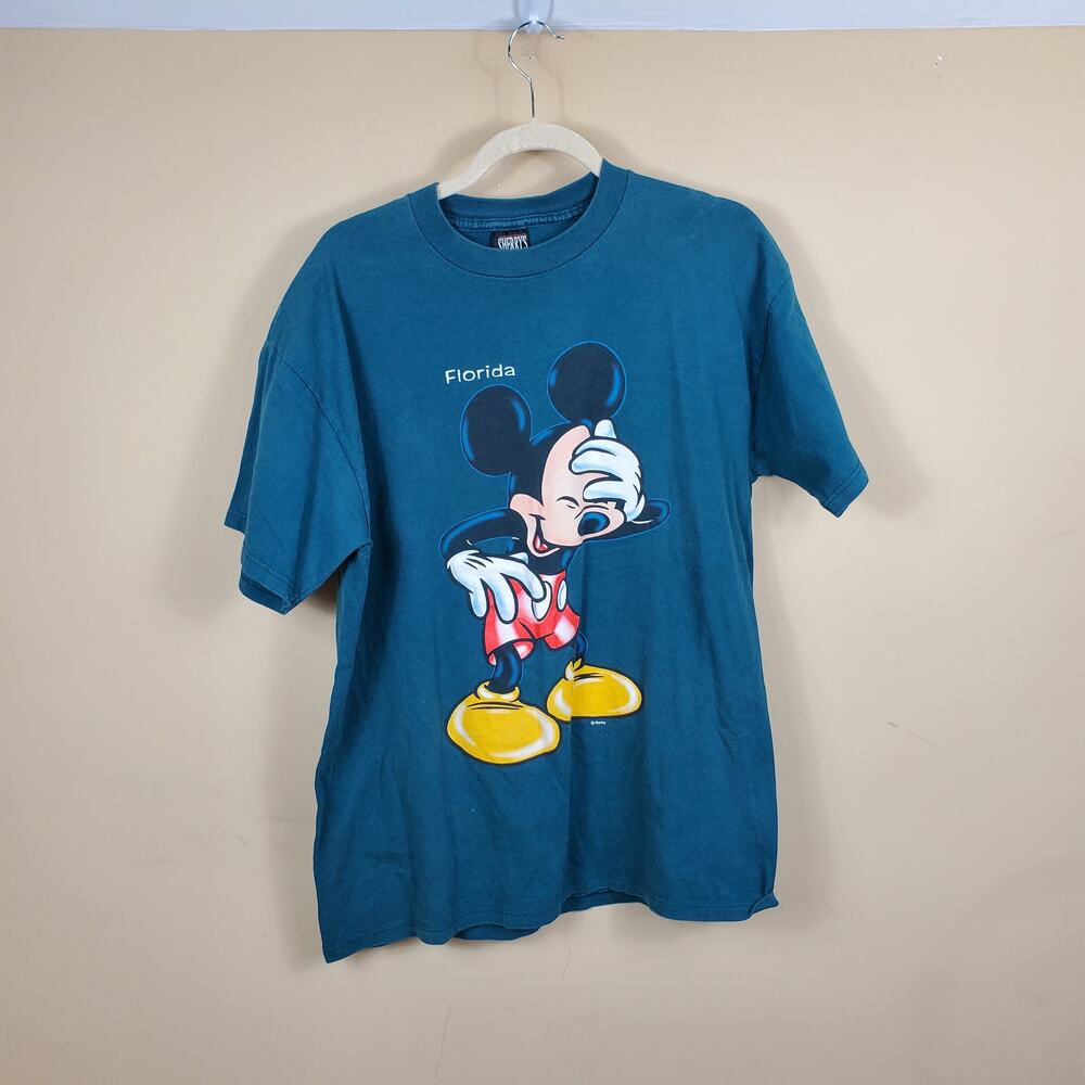 Florida Mickey Graphic Tee Size L